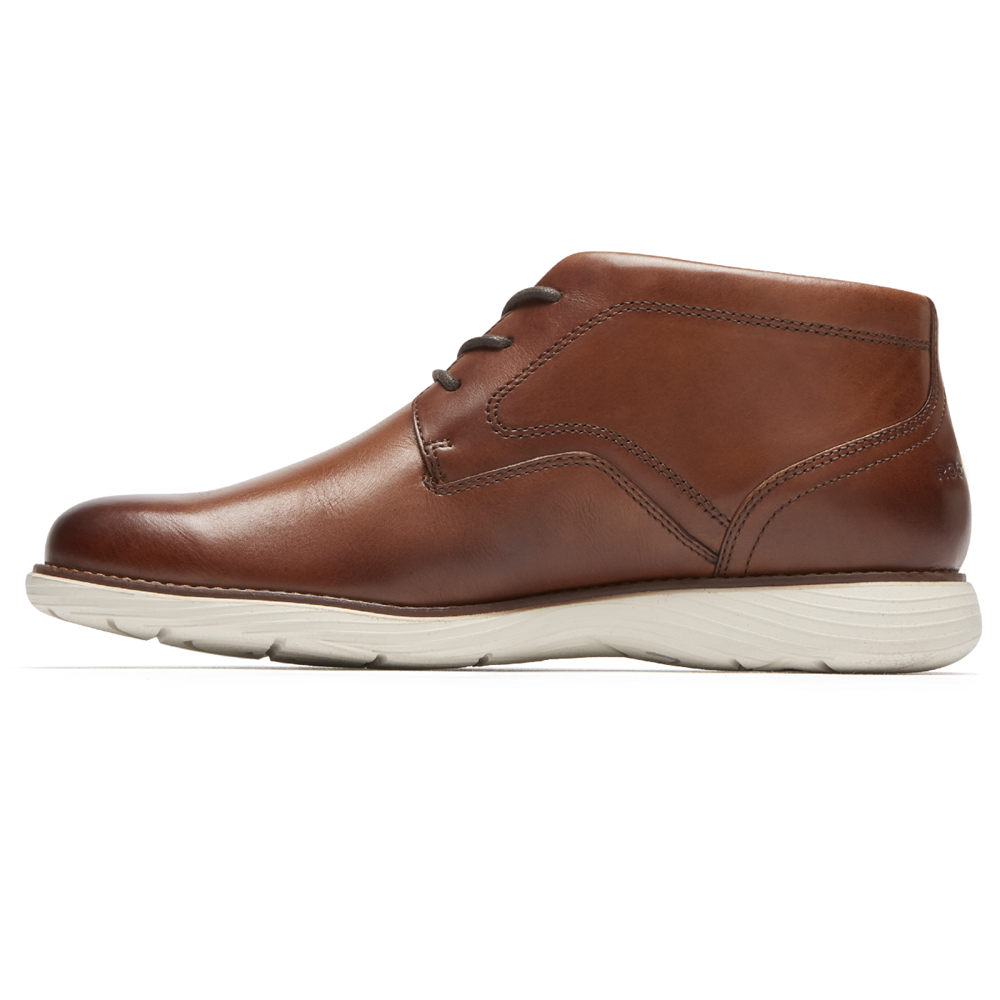 Rockport Singapore Mens Boots - Garett Chukka Brown - LO4139702